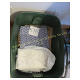 Tub with Curtains, Material etc.