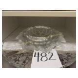 Glass Platter & Dishes