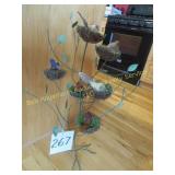 Metal Bird Nest Tree