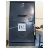 2 Drawer Metal File Cabinet