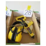Tape Measure & Stanley Head Phones