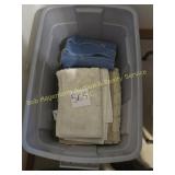 Tote w/ Rugs & Towels