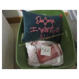 Linens-Table Cloths, Sheets, Pillow Cases