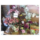 Plastic Flowers And Decor