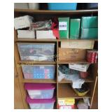 Christmas Lot  w/Cabinet