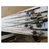 Large Lot of Fishing Poles