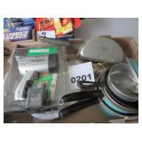 Cordless Spotlight, Omlet & Kitchen Pans