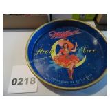 Miller High Life Metal Bar Tray