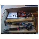 Brass Hammer & Robo Grip Pliers