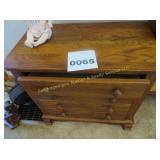 Wood End Table