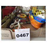 Childrens Ship And Misc Toys