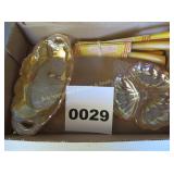 Bakelite Steak Knives & Candy Dish