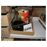 Christman Tin And Glass Planter