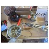 Vintage Kitchen Utensils & Vase