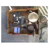 Meat Grinder, Horseshoes, Garden Sign, Dec. Bowl