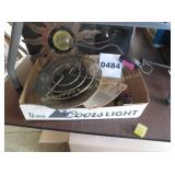 Propane Heater And Solar Garden Light