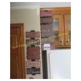 Pair Wooden Wall Decor