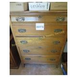 Antique 5 Drawer Chest of Drawers