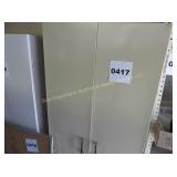 White Metal Storage Cabinet