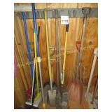 Lot of Garden and Lawn Long Handled Tools