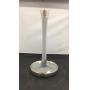Gray and silver paper towel holder