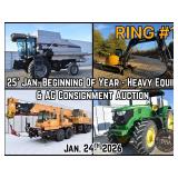 26' JANUARY- HEAVY EQUIP & AG CONSIGNMENT AUCTION
