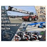 26' JULY- HEAVY EQUIP & AG CONSIGNMENT AUCTION