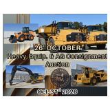 26' OCT- HEAVY EQUIP & AG CONSIGNMENT AUCTION