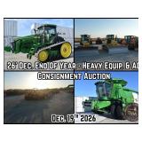 26' DEC END OF YR- EQUIP & AG CONSIGNMENT AUCTION