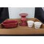 Longaberger Pottery- 4 peices