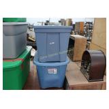 2- Plastic Tubs w/ Lids