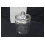 Tall Glass Storage Jar w/ Lid