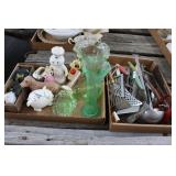 Kitchenwares, Glassware, Yard Sticks