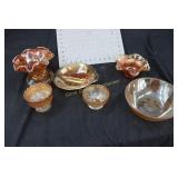 Marigold Carnival Glass