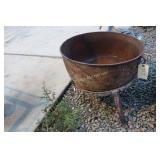 Cast Iron Rendering Pot w/ Spider