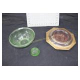 Pink and Green Depression Glass