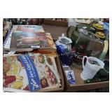 Cookbooks, Coca Cola Pitcher- 2 Flats