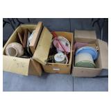 Plasticware, Misc- 3 Boxes