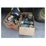 Figurines & Old Jars- 2 Boxes