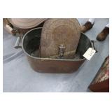 Copper Wash Boiler w/ Tin Lid