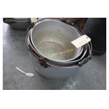 3- Large Pots w/ Bail Handles