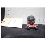 Small Cast Iron Black Boy w/ Watermelon