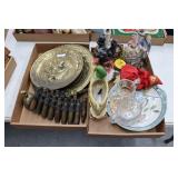 Brass & Figural Lamps - 2 Flats