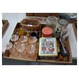 Pink Depression, Longenbarger Basket, Misc - 2