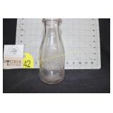 W.S. Albright Milk Bottle