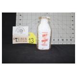 Bentley and Renckens Milk Bottle