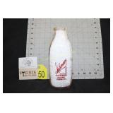 Johnsons Paseurized Dairy Products Milk Bottle