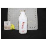 W.U.Collins Milk Bottle 