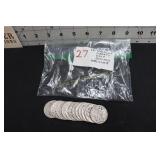 15 Walking Liberty Half Dollars