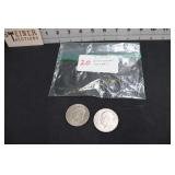 2-1972 Eisenhower Dollars